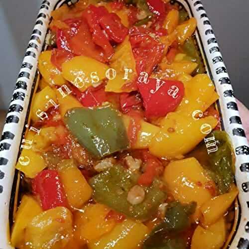 Makbouba – Salade de tomates et poivrons confits