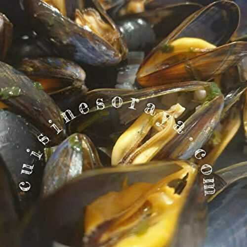 Moules marinières (sans alcool)