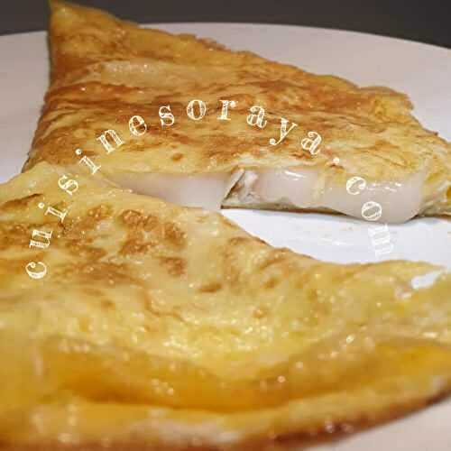 Omelette au chèvre