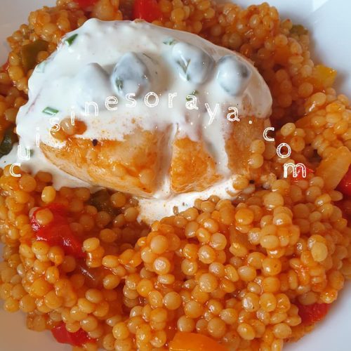 Petits plombs au poisson et sa sauce ciboulette et câpres