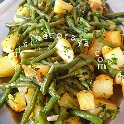 Poêlée d’haricots verts et pommes de terre