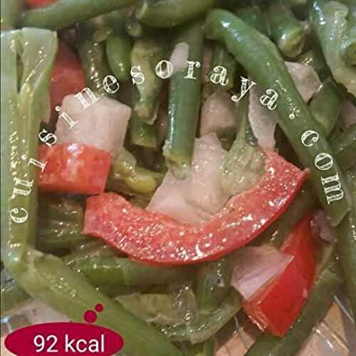 Salade d’haricots verts et poivrons