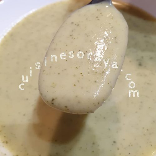 Soupe à la courgette