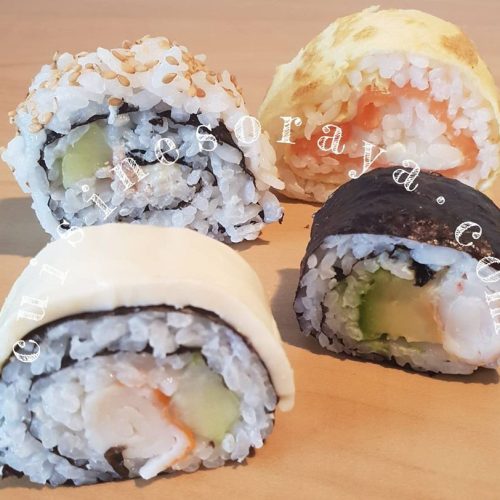 Sushi simple ou enrobé de fromage – Maki avec ou sans algue – California roll