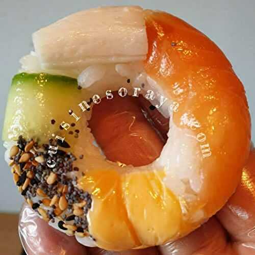 Sushis en forme de donuts