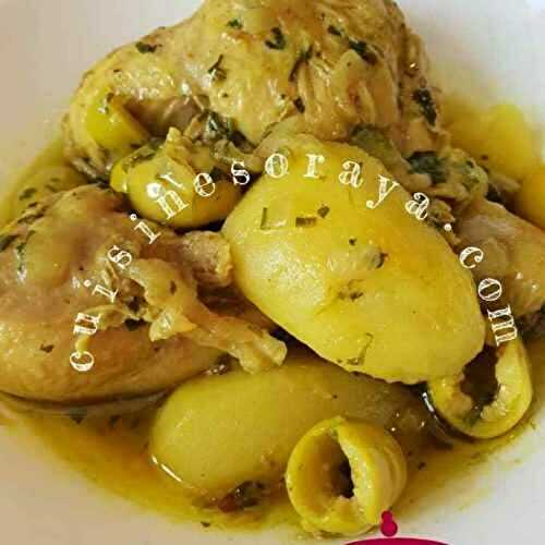 Tajine de poulet aux olives