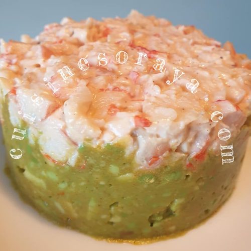 Tartare crevettes avocat