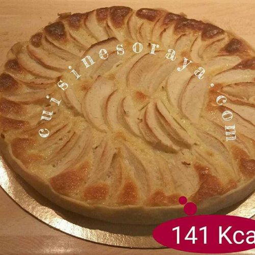 Tarte aux pommes mascarpone et amande