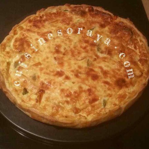 Tarte aux trois poivrons