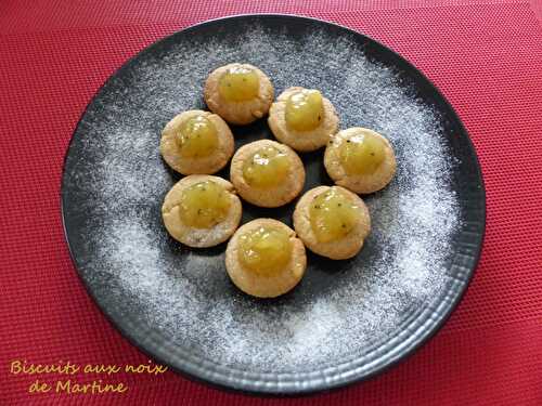 Biscuits aux noix de Martine