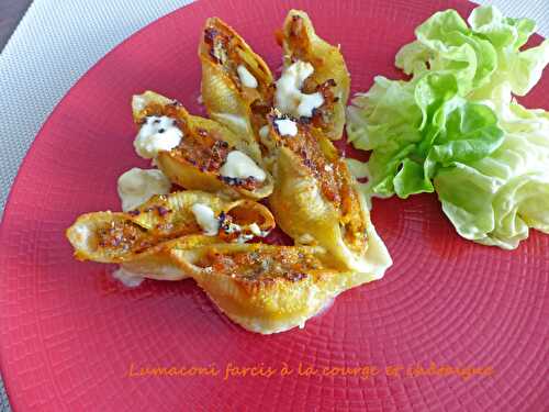 Lumaconi farcis à la courge et châtaigne