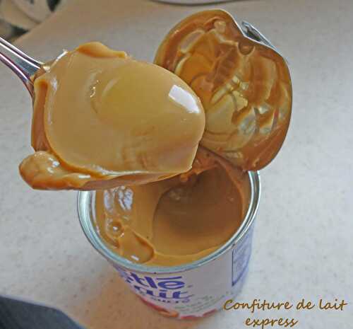 Confiture de lait express