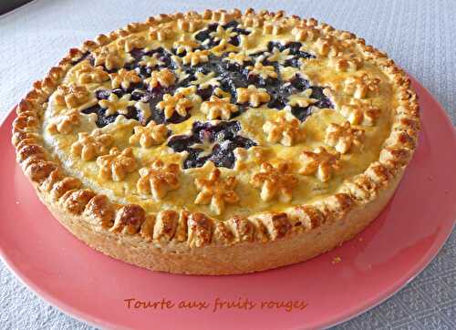 Tourte aux fruits rouges - Foodista challenge # 72