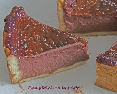 Flan pâtissier à la griotte