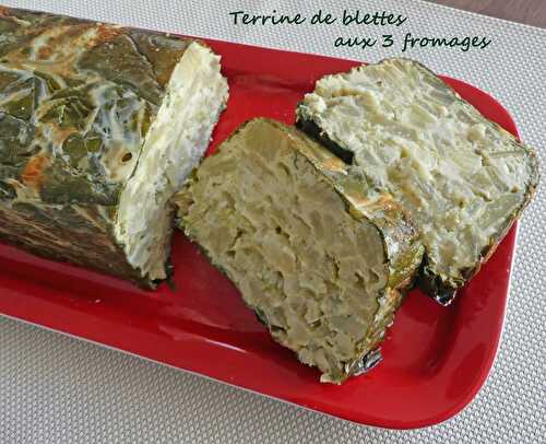 Terrine de blettes aux 3 fromages
