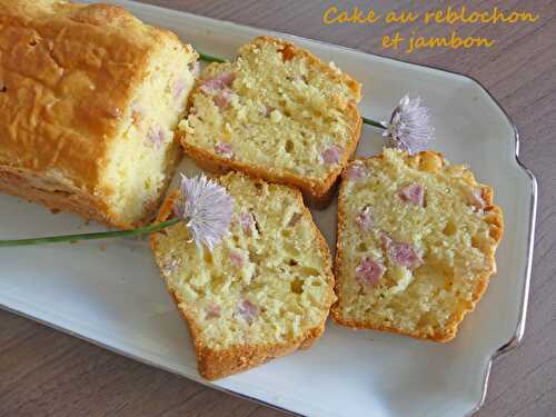 Cake au reblochon et jambon - Croquant Fondant Gourmand