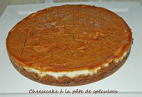 Cheesecake à la pâte de spéculoos