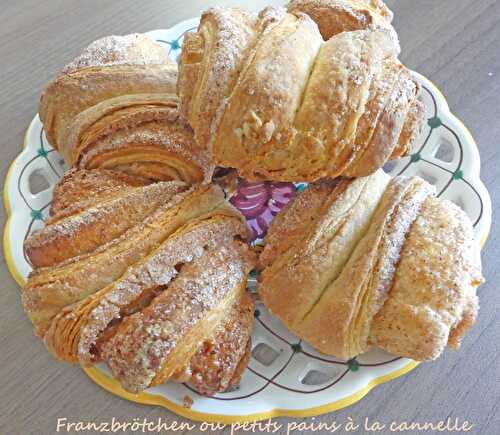 Franzbrötchen ou petits pains à la cannelle