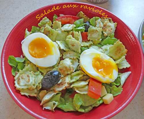 Salade aux ravioles