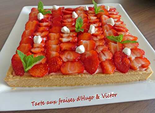 Tarte aux fraises d'Hugo & Victor