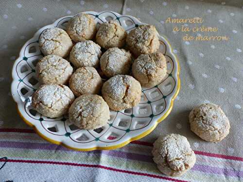 Amaretti à la crème de marron