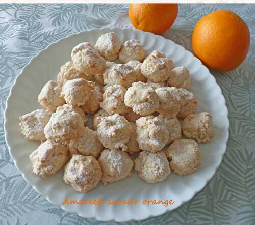 Amaretti saveur orange