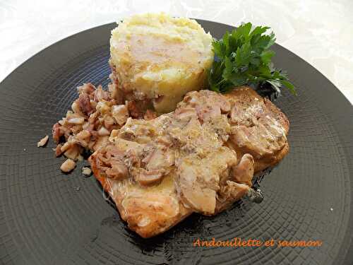 Andouillette et saumon