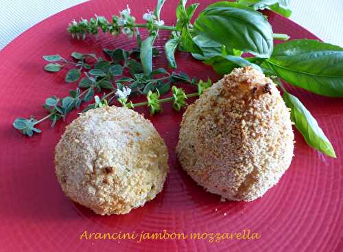 Arancini jambon mozzarella