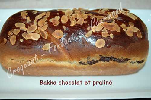 Babka chocolat et praliné