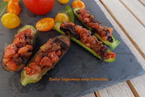 Baby-légumes aux tomates