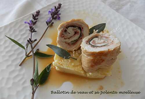 Ballotin de veau et sa polenta moelleuse