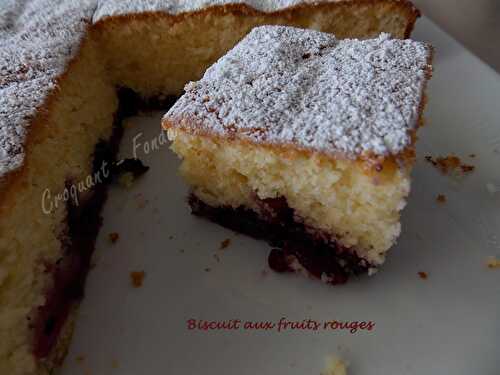 Biscuit aux fruits rouges