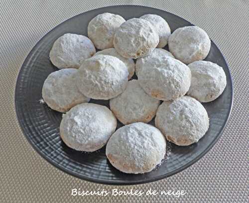 Biscuits Boules de neige - Bataille Food # 83