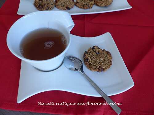 Biscuits rustiques aux flocons d'avoine - Recettes autour d'un ingrédient # 37