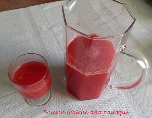 Boisson fraîche à la pastèque