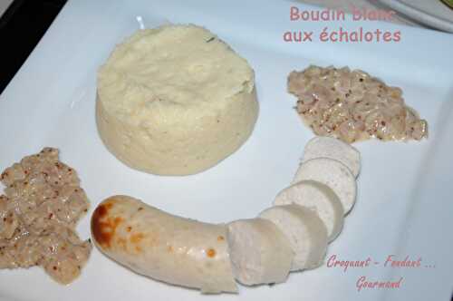 Boudin blanc aux échalotes