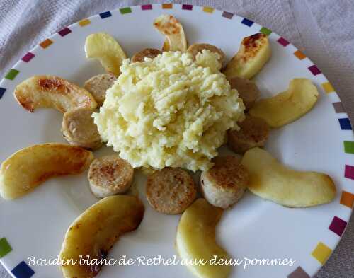 Boudin blanc de Rethel aux deux pommes