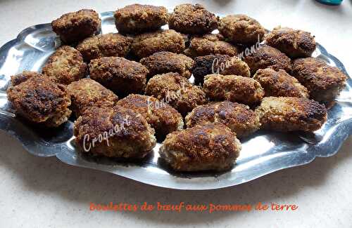 Boulettes de bœuf aux pommes de terre