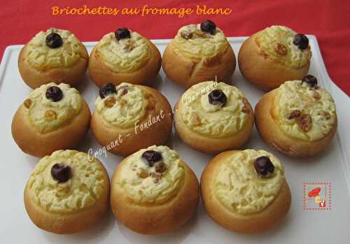 Briochettes au fromage blanc