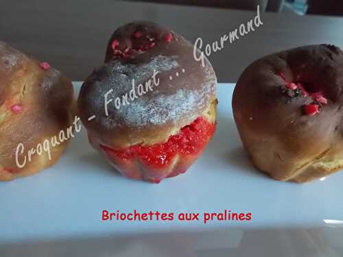 Briochettes aux pralines