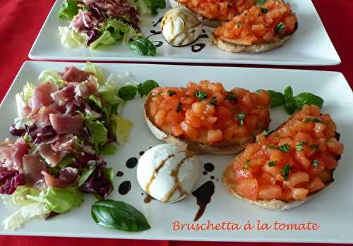 Bruschetta à la tomate