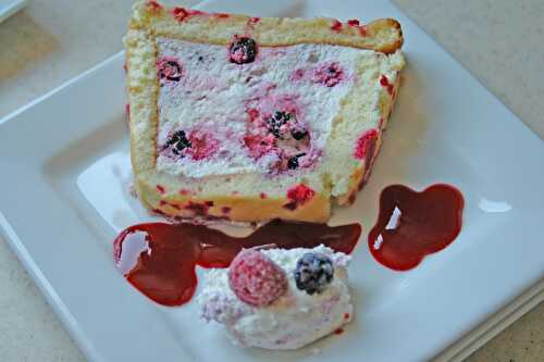 Bûche aux fruits rouges pour l'été