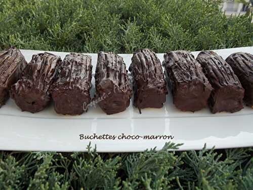 Buchettes choco-marron