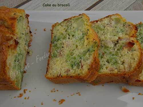 Cake au brocoli