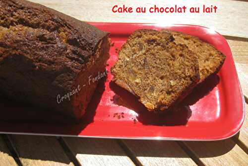 Cake au chocolat au lait