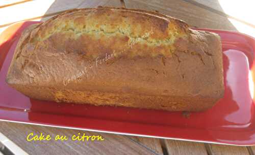 Cake au citron