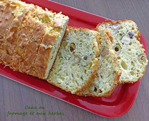 Cake au fromage et aux herbes