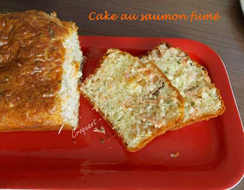 Cake au saumon fumé - Croquant Fondant Gourmand