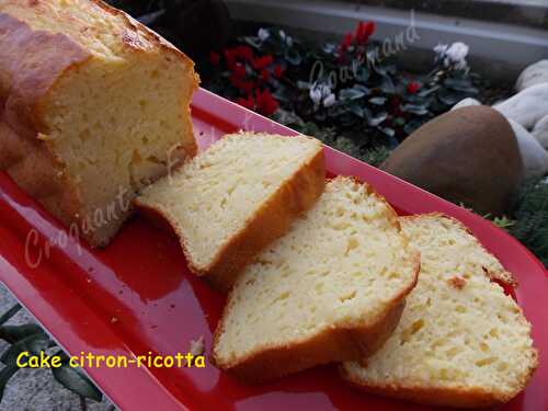 Cake citron-ricotta
