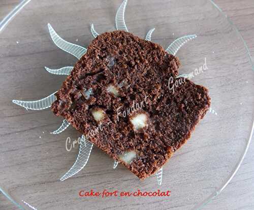 Cake fort en chocolat - Croquant Fondant Gourmand